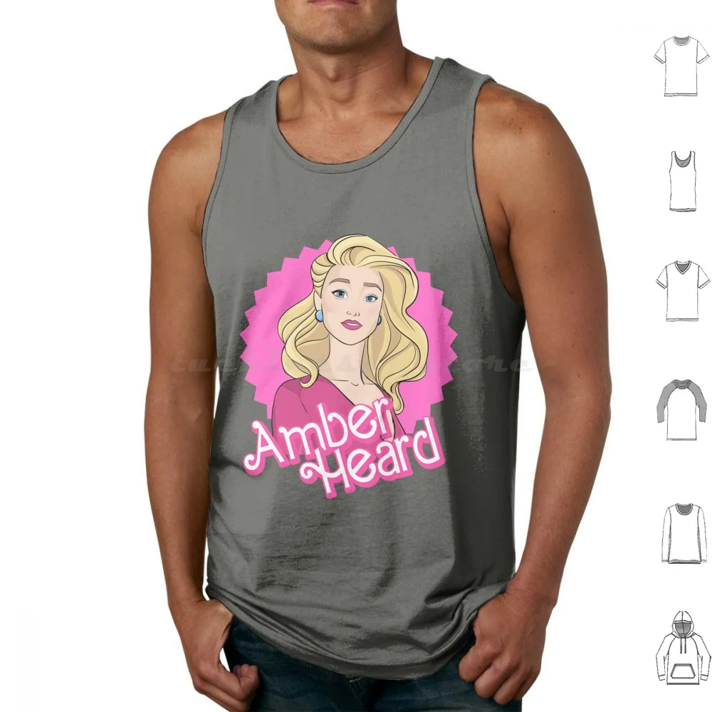 She's Everything ( Amber Heard ) Tank Tops Print Cotton Amber Heard I Stand With Amber Heard Mera Aquaman Parody