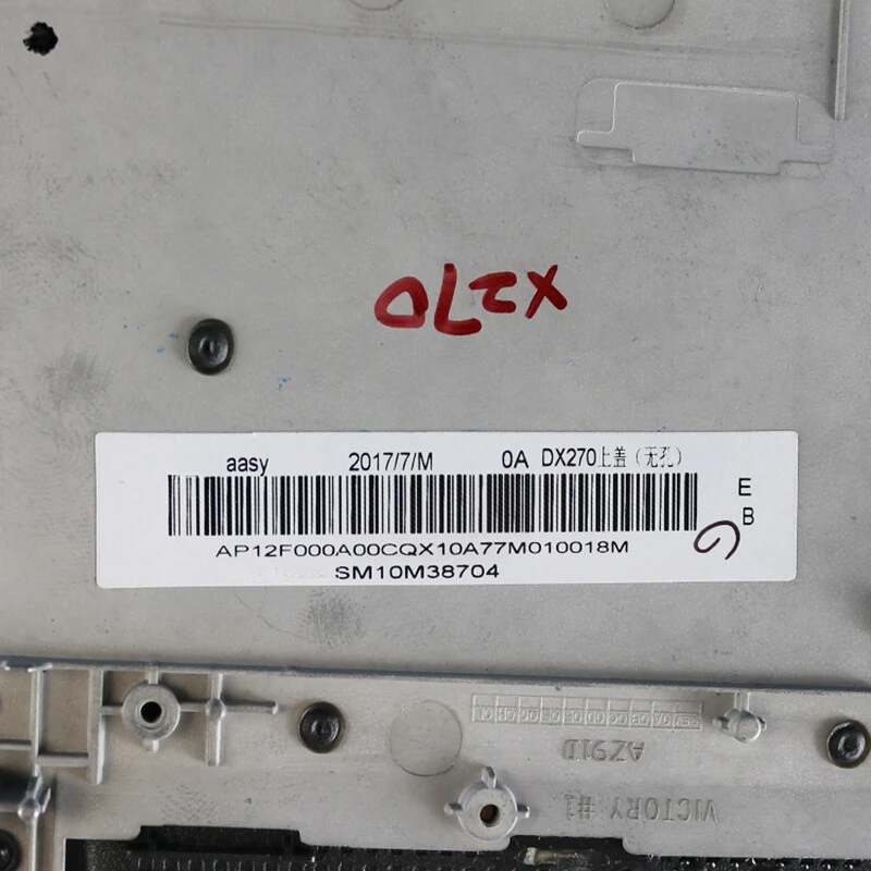 A+  NEW For Lenovo ThinkPad X270 without fingerprint hole C shell AP12F000A0