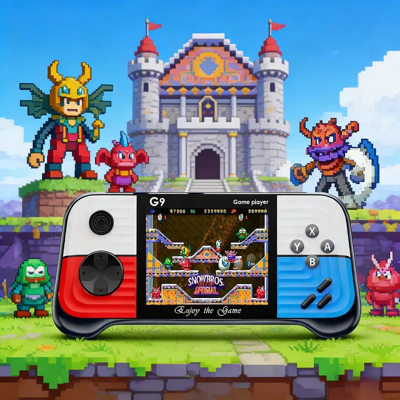 

Мини-портативная игровая консоль G9 666 Бесплатные игры — самый продаваемый портативный игровой плеер для детей