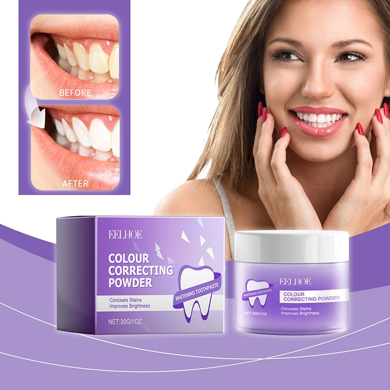 5 Days Teeth Whitening Powder Remove Plaque Stains Dental Calculus Oral Hygiene Cleaning Fresh Breath Tooth Care Products New