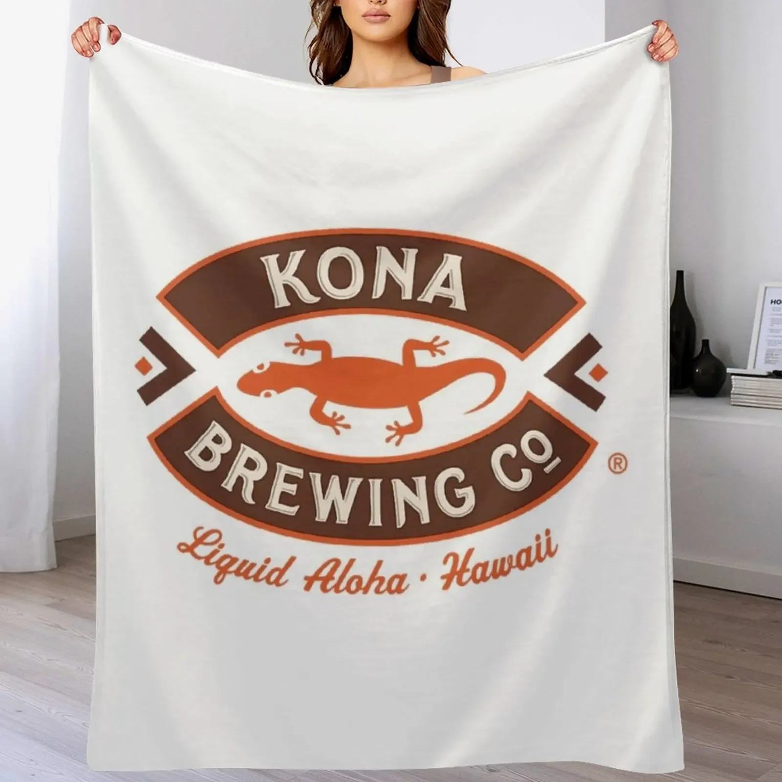 

BEST SELLER - Kona Brewing Throw Blanket heavy to sleep Baby anime for winter Blankets