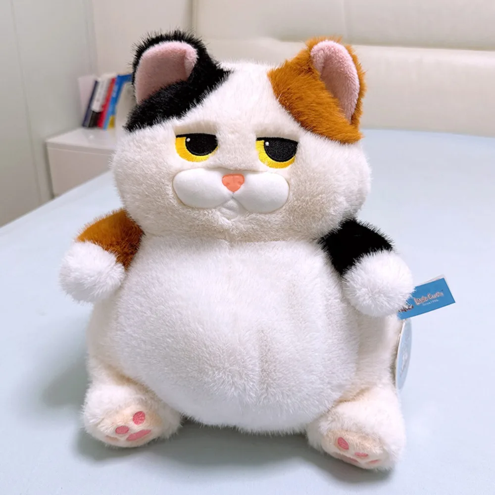 

Big Belly Sitting Cat Plush Toy Siamese cat Fluffy Fat Animal Plush Doll Stuffed Lazy Calico Cat Pillow Easter Gifts