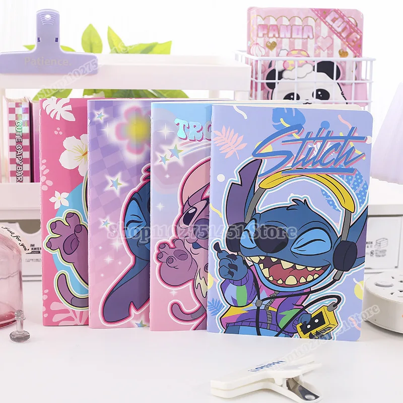 Śliczne notesy Disney Stitch Bloki do pisania dla dzieci Dziennik dla dzieci Planner Książki A5 Lilo & Stich Draft Diary Artykuły szkolne Prezent