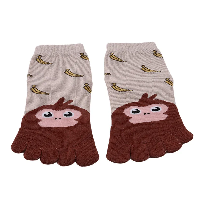 Kawaii Children Socks Cotton Animal Pattern Boys Girls Socks Toe Socks For Kids Five Finger Sock Winter Fall 2023 New