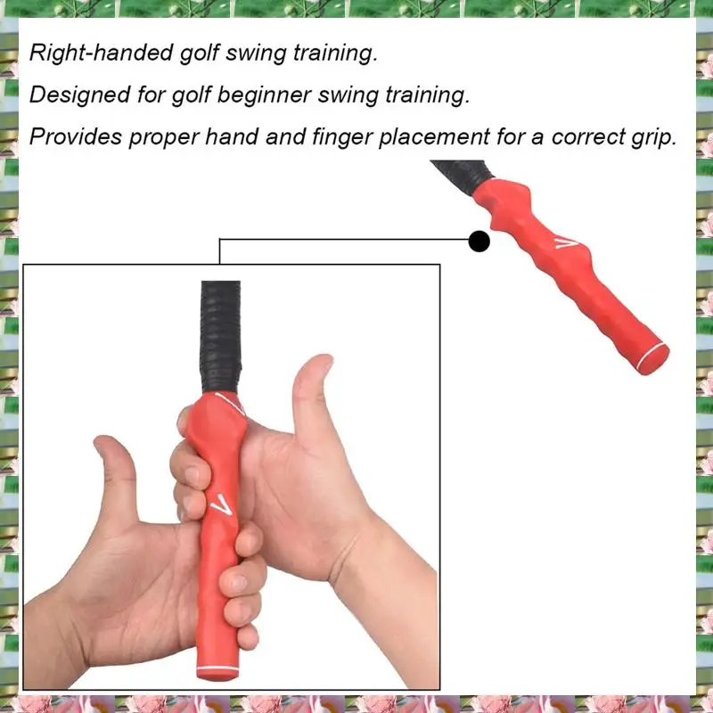 

Sports Golf Swing Training Aid Rope, Portable Golf Adjustable Handle Golf Posture Movement Correction,Golf Swing Training Aid Ro