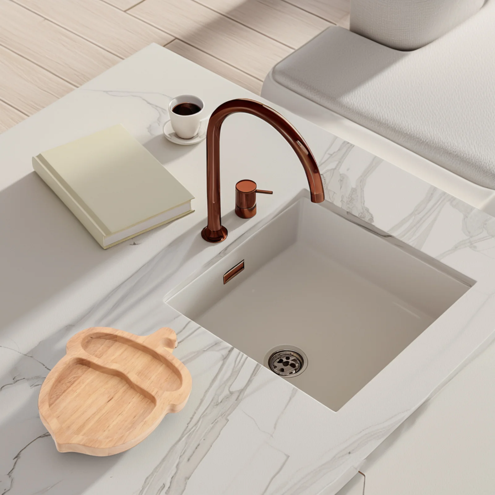 

Wooden Bathtub Tray Acorn Shape Serving Platter Snack Cheese Charcuterie Board Thanksgiving Fall Decor