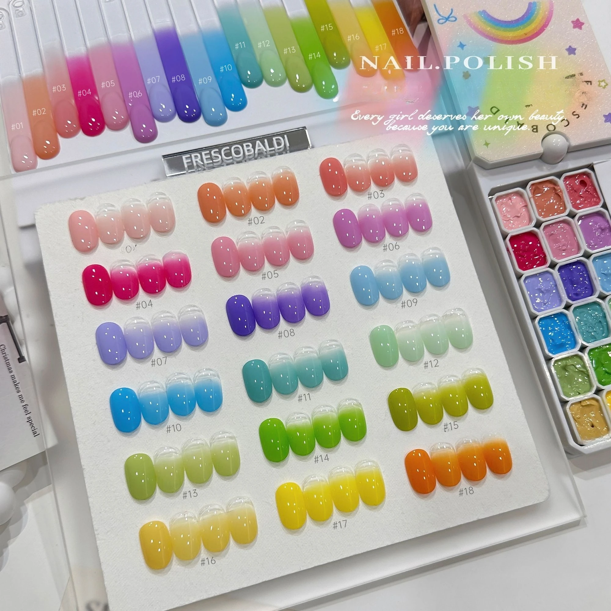 Stamping Gel Fast Transfer Flower Nail Drawing Gradient Effect Painting Gel French Nail Design Soak Off UV LED Gel Larquer