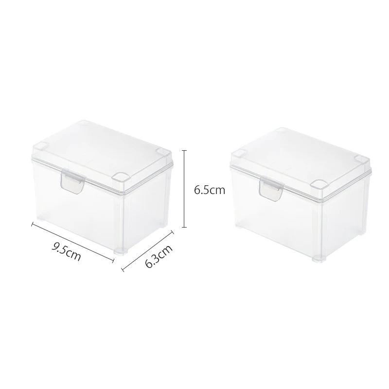1/2pcs Card Storage Box For Game Cards Trading Cards Sports Cards Playing Card Case Clear Stackable Card Storage Box