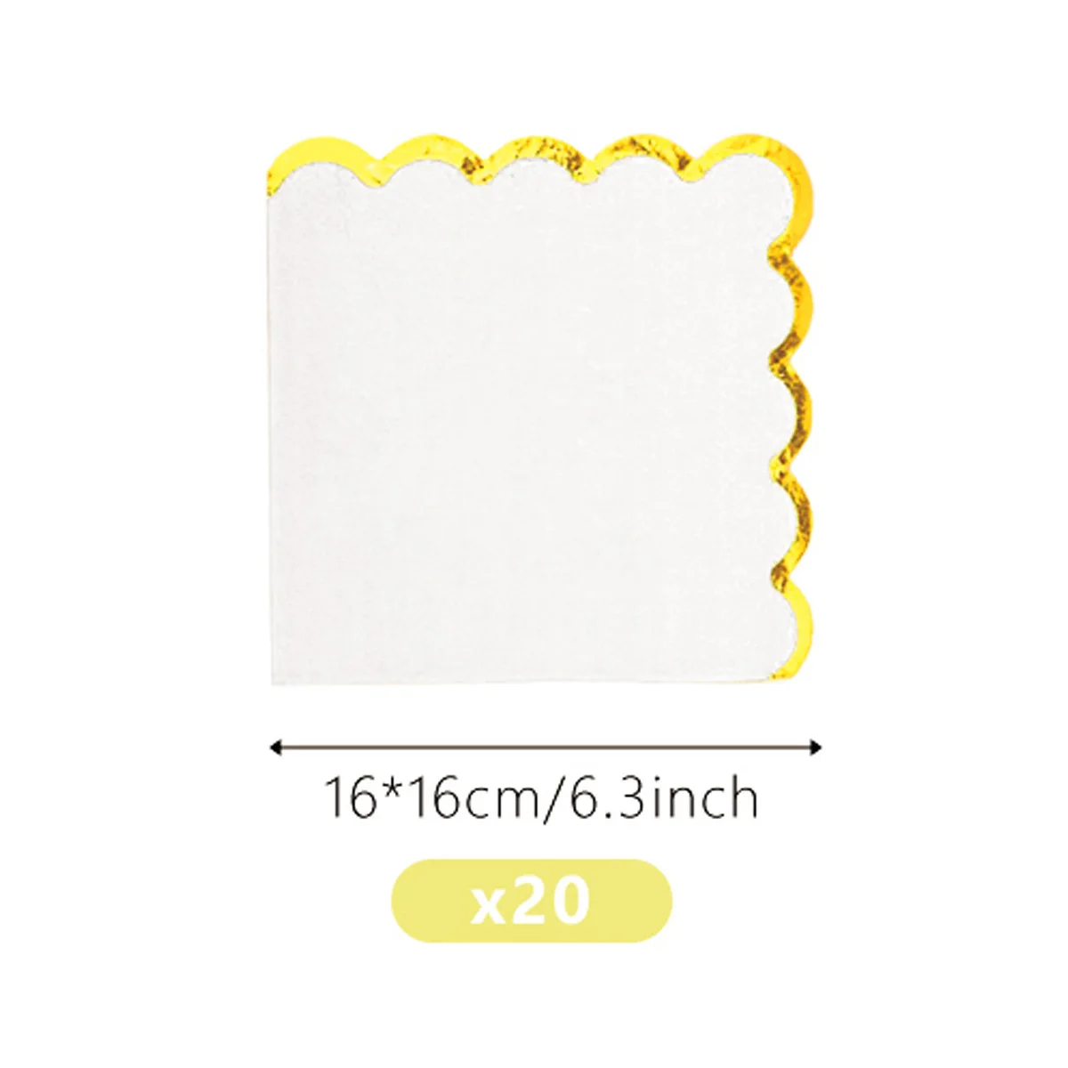 Disposable Paper Gold Rim Plates Heavy‑Duty Paper Plates Luxury Tableware for Wedding Banquet Picnic Home Party Dessert Fruit Se