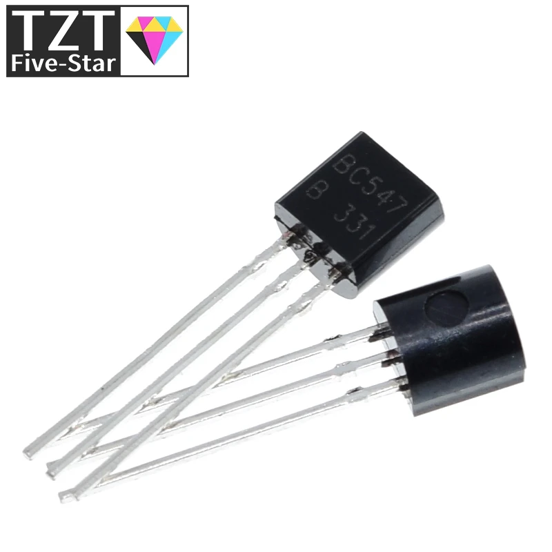 100pcs/bag BC547 45V / 0.1A NPN TZT 547