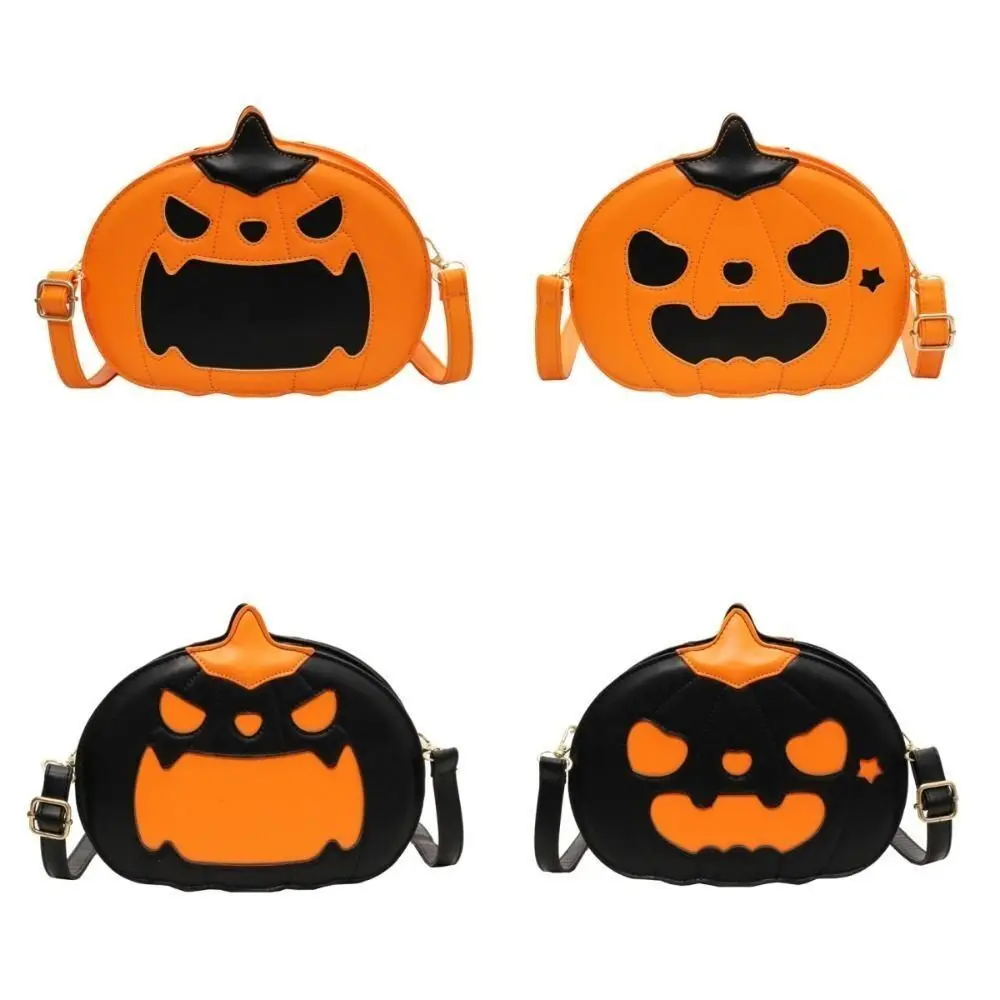 New PU leather Crossbody Bag Pumpkins Gift Candy Treat Bag Devil Cross Body Bag Hallowma