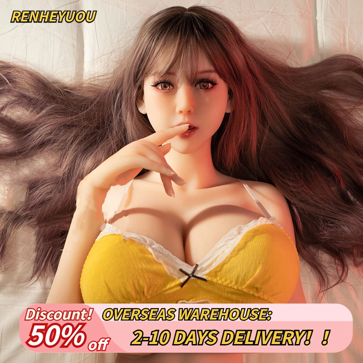 RENHEYUOU دمية جنسية أعلى دمية جنسية المهبل الشرج بوابة 3 حفرة الإدراج مثير الجسم لينة الثدي كبير بعقب الاستمناء 18 + #1