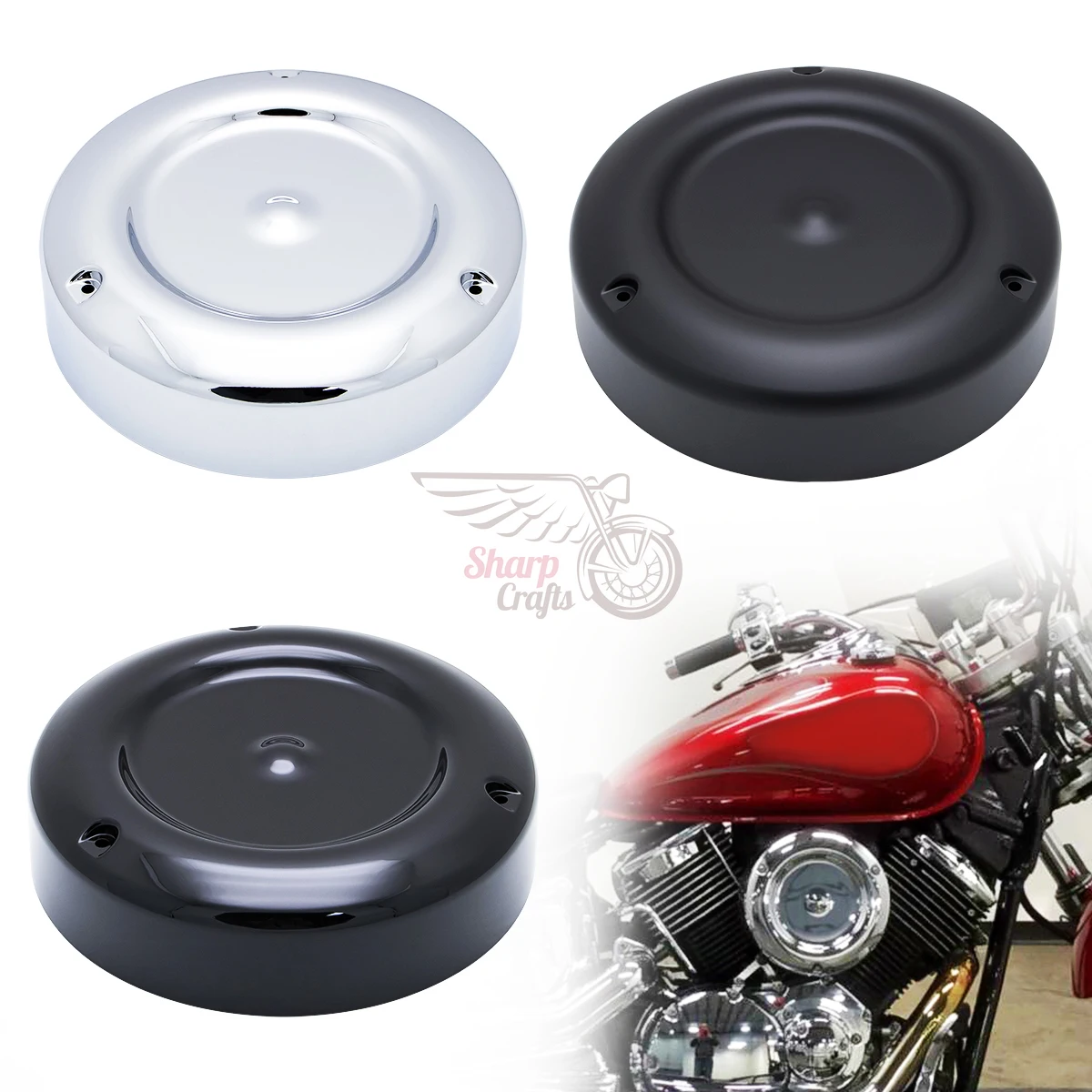 XVS1100 Air Cleaner Cover Motorcycle Accessories Engine Filter Cap Shell For Yamaha V-Star 1100 XVS1100A XVS1100AT XVS1100AW