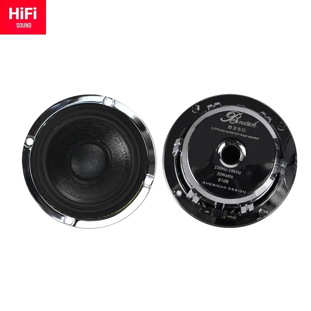 

IN STOCK 3.5 Inch Full Range Car Speakers Mid Tweeter Audio Upgrading