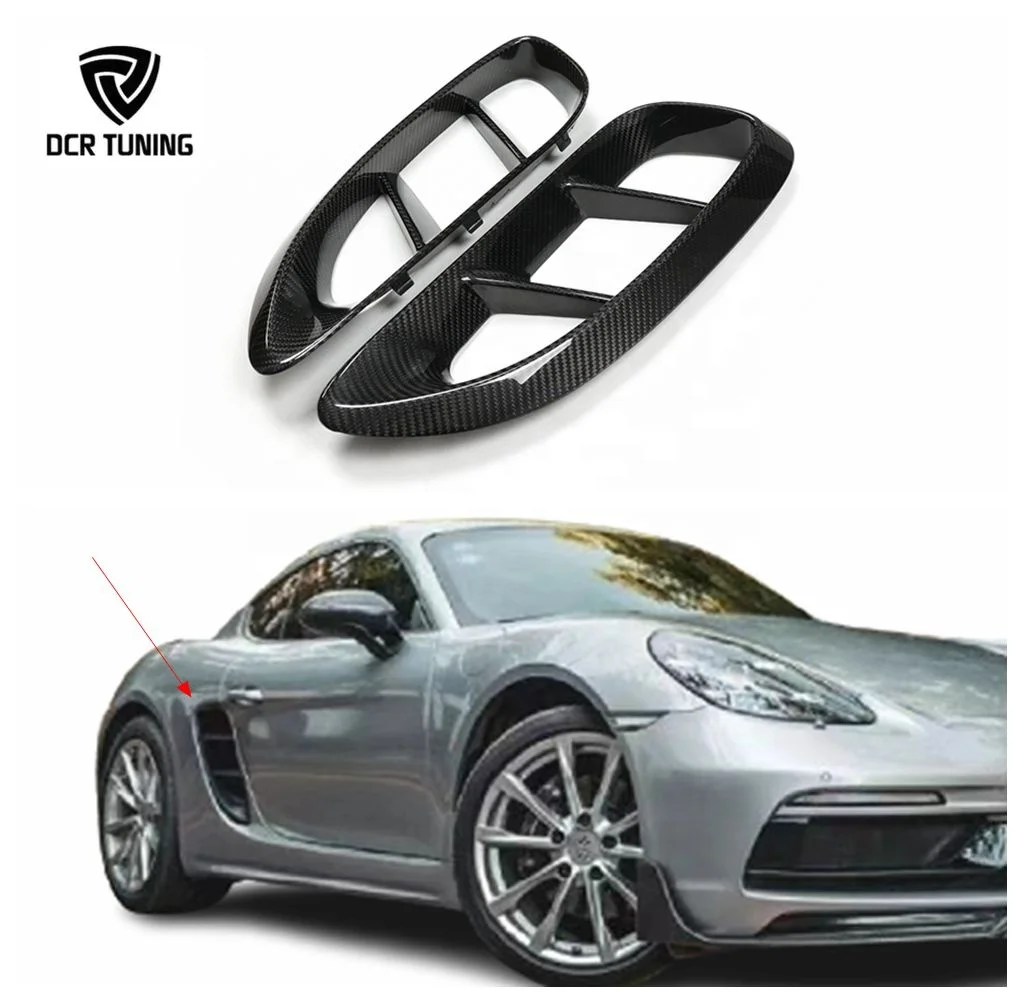 

Замена накладки на вентиляционное отверстие из сухого углеродного волокна для Porsche 718 Boxster Cayman 2016-2018
