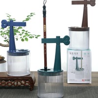 Multifunctional No Wash Brush Holder Chinese Calligraphy Painting Supplies Pen Cup Storage Rack Writing Brush Washer Bucket