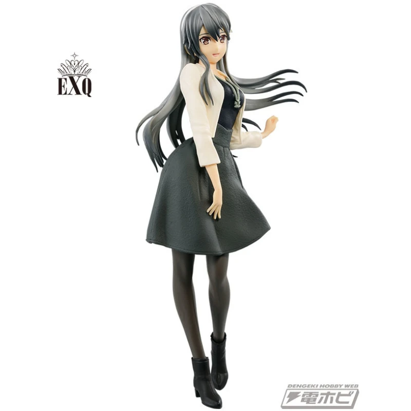 In Stock Original Bandai BANPRESTO EXQ Haruna Shopping Mode Action Figure Animation Toy Gift Model Collector Anime Genuine