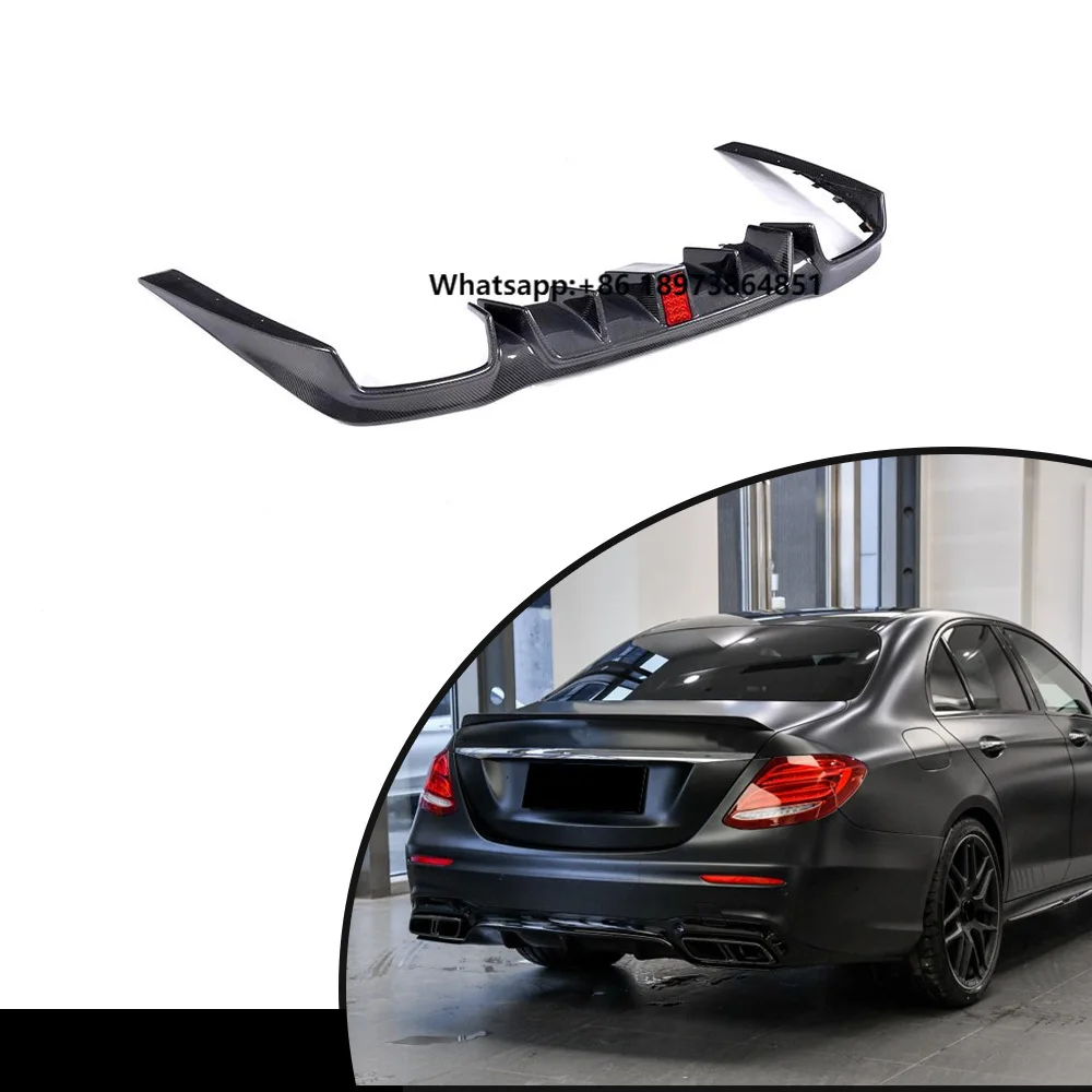 

Carbon Fiber Rear Diffuser for Mercedes Benz W213 E63 E43 AMG E400 Sport 16-18