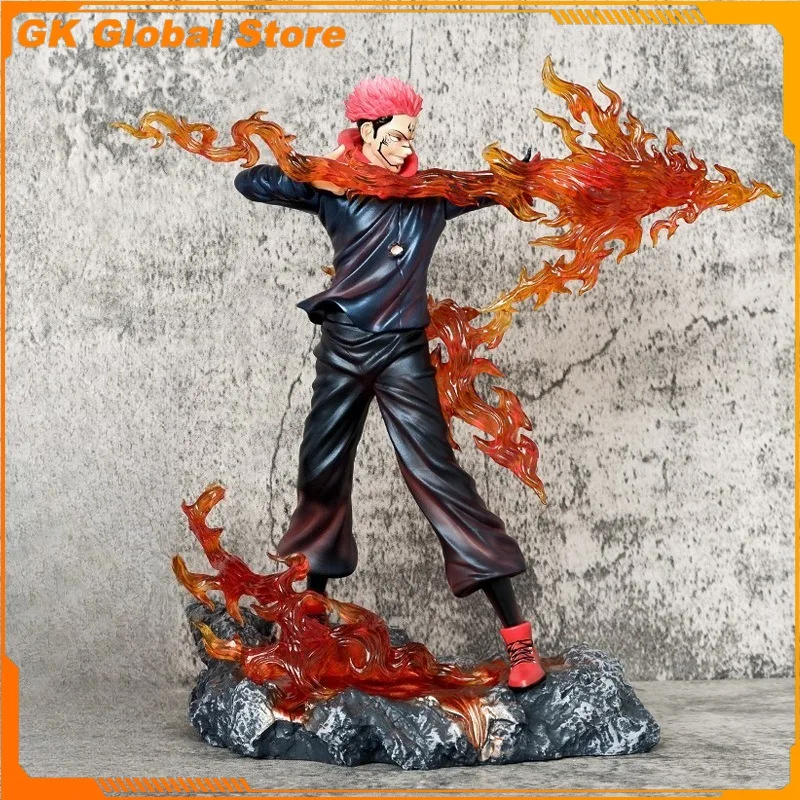 

New 29cm Jujutsu Kaisen Ryomen Sukuna Anime Figure Pvc Model Desktop Statue Ornament Peripherals Model Collection Gifts Toys Kid