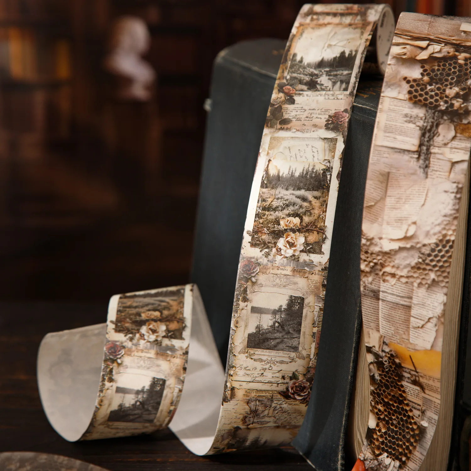 

1pcs/lot Decorative Adhesive tapes Memories between notes Diary masking tapes Junk Journal Scrapbooking stikcers Paper Japanese