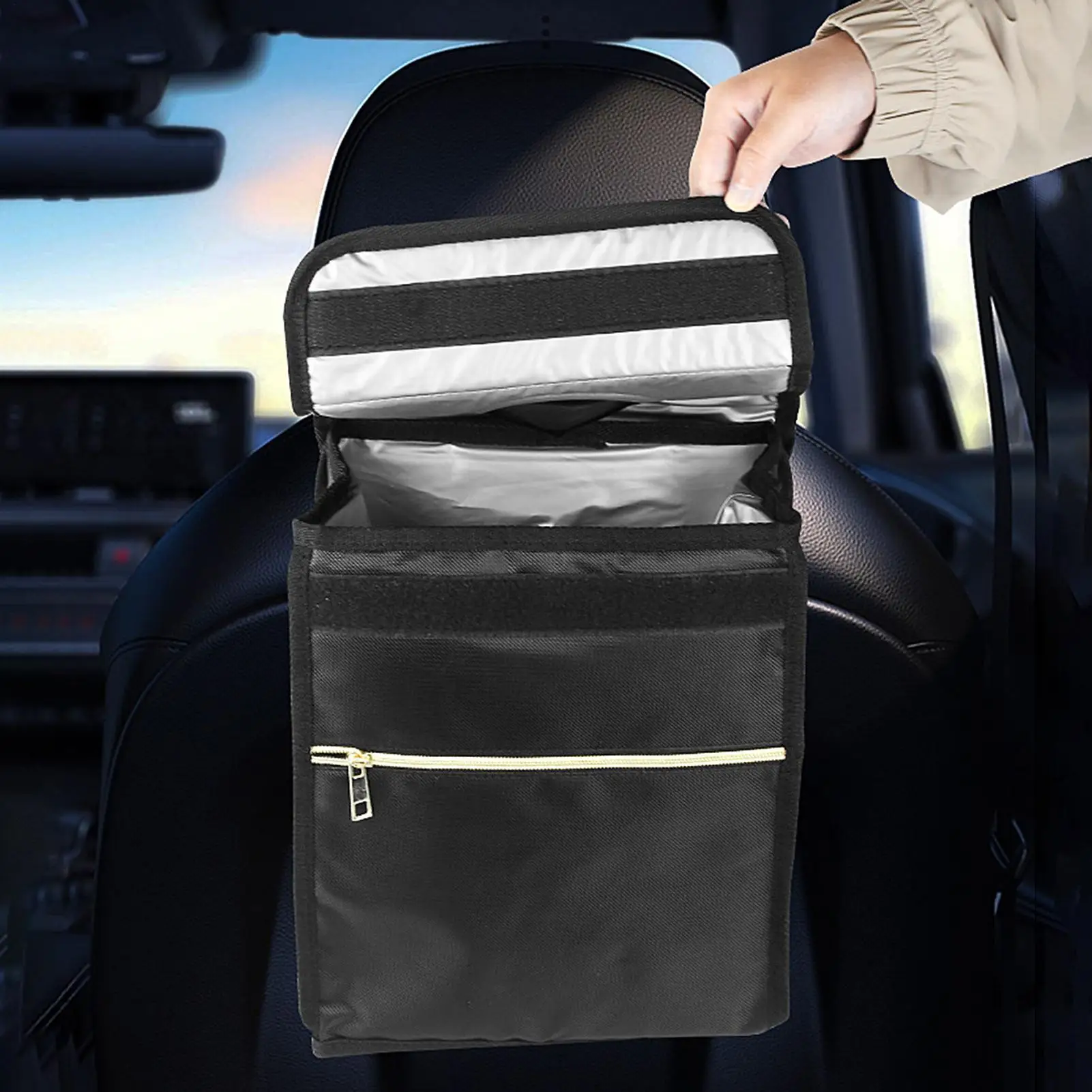 

Car Backseat Organizer Oxford cloth Auto Trash Storage Bag Universal Car Truck Back Hanging Organiser Car Accessories