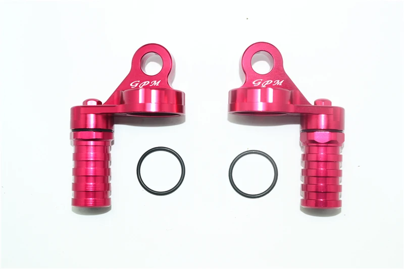 GPM Aluminum Damper Cap W. Piggyback Reservoirs For LOSI 1/6 Super Baja Rey