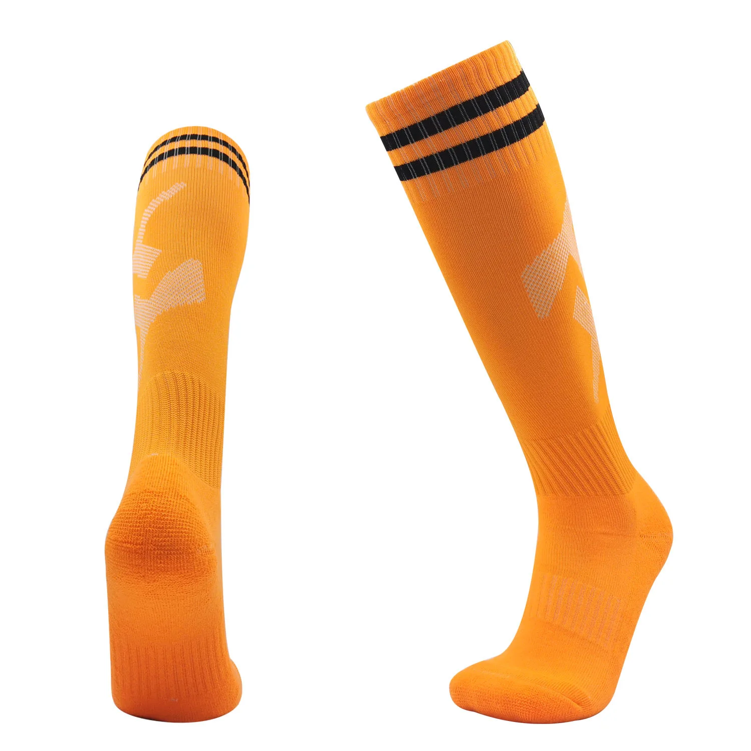 Chaussettes de football longues en coton pour enfants et adultes, legging de football, bas de baseball, course à pied, sport, haute qualité