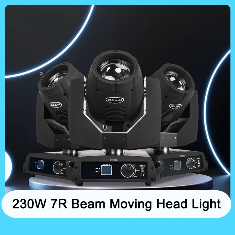 Shehds גרסה חדשה כפתור קרן 7r 230w זז ראש תאורה dmx 512 lyre עבור dj בר דיסקו פעילות קונצרט מסיבה מהירה