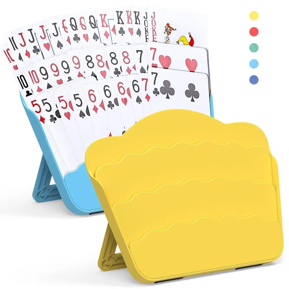 New Three-Layer Card Holder ABS Expandable Expandable Card Holder Portable Multi-Functional Hands Free Card Holder Party