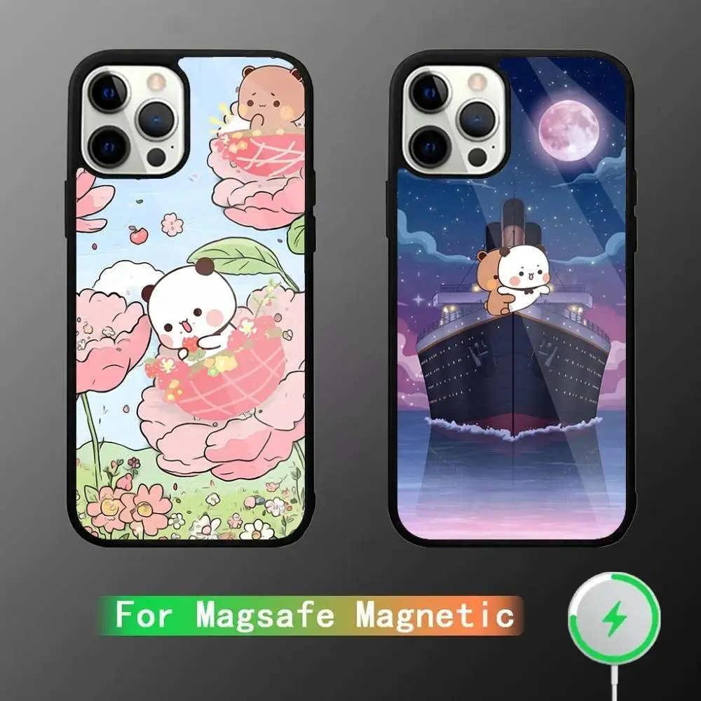

Cute BuBu D-DuDu Phone Case For iPhone 16,15,14,13,12,11,Pro,Max,Plus,Mini,SE New Magsafe Magnetic Wireless Charging