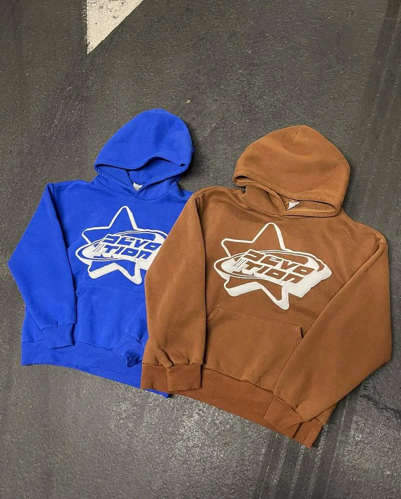 Oversized Goth hoodie streetwear Spring Y2K Goth punk Harajuku Alphabet full zipper hoodie women\'s casual loose sweatshirt