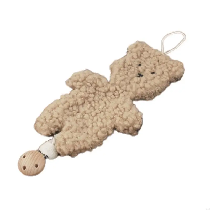 منظم حزام مصاصة مريح على شكل سلسلة كرتونية على شكل دب للأطفال يعزز المهارات الحركية والتطور الحسي L8RB