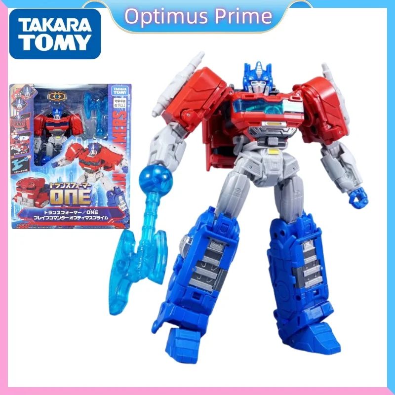 In-stock Takara Tomy Transformers Origin One Brave Commander Optimus Prime PVC Collector Action Figures  Model Toys Doll Gift