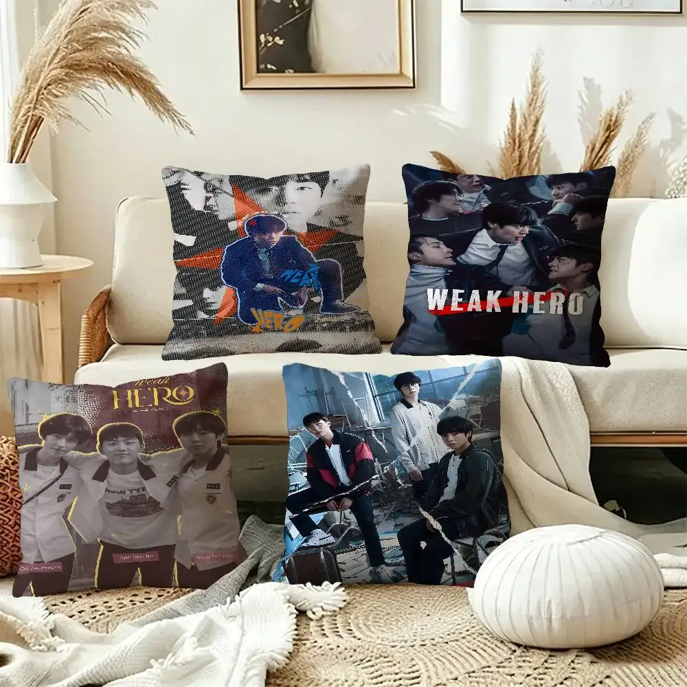Movie W-Weak Hero Class 2 B Cushion Cover Polyester Sofa Cushions Decorative Throw Pillows Home Decoration Pillowcover