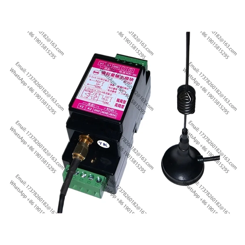 

Wireless IO Module Analog Output with Two Channels 4 20MA 0-10V MODBUS RTU