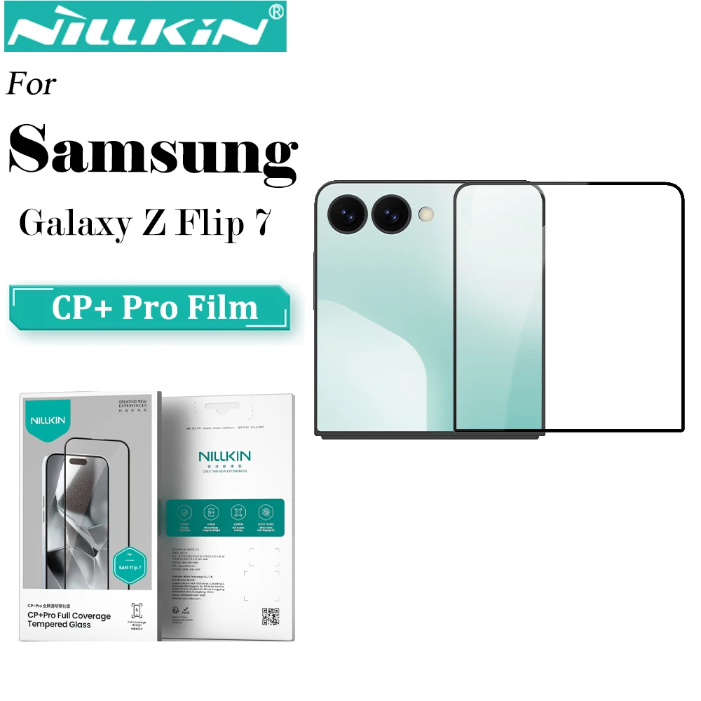 

NILLKIN For Samsung Galaxy Z Flip 7 CP+ Pro Series Screen Tempered Glass 9H Anti Explosion Screen Protector Film