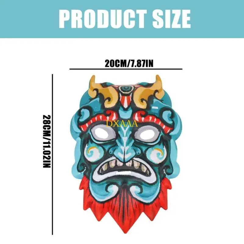 قناع الحفلات التنكرية من DXAA، قناع الحفلات التنكرية للهالوين، قناع نيو أوبرا المرسوم يدويًا #6