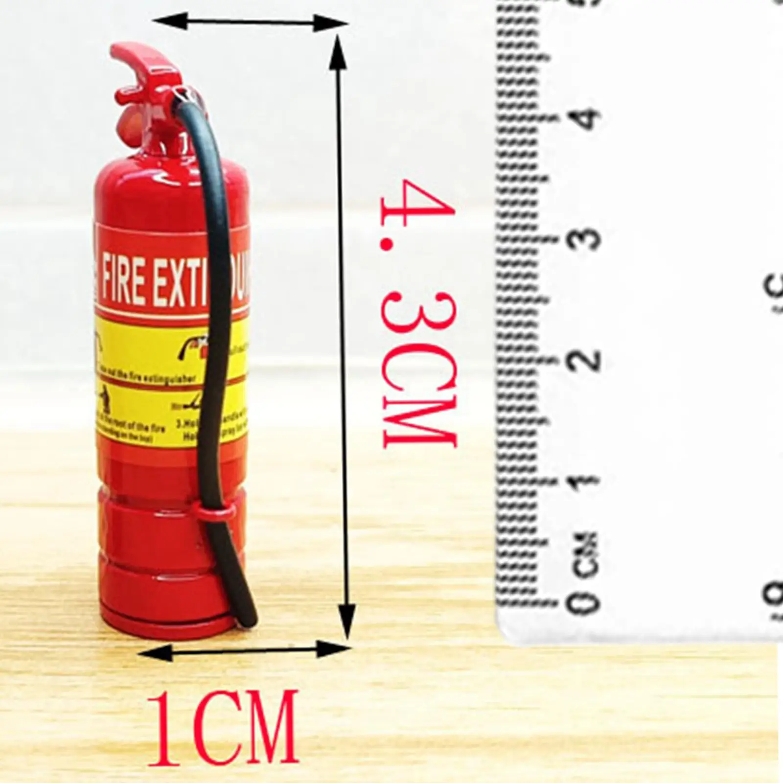 1:12 미니어처 소화기, DIY 장면 액세서리, 미니 물 소화기