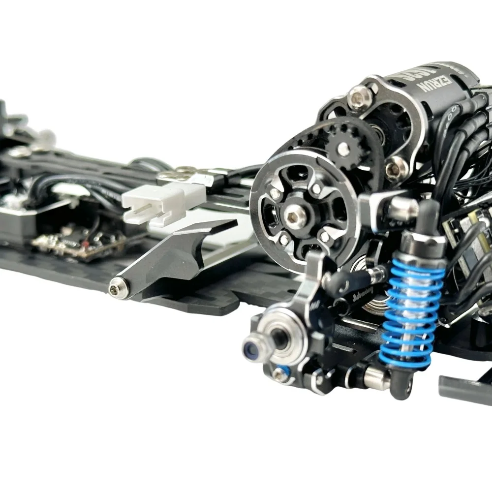 MA Racing 1/24 BLACK D24+ Rear Drive Drift Car Chassis (NO
