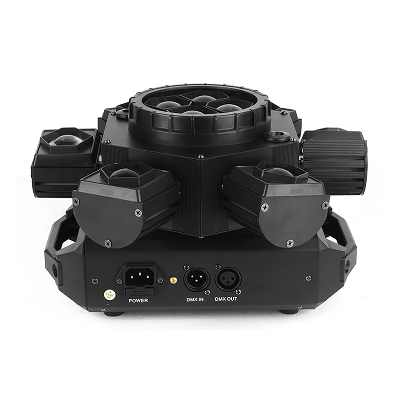 New 6 Arms Moving Laser Lights Bee Eyes Moving Head Stage Lighting for Dj Disco Party Holiday