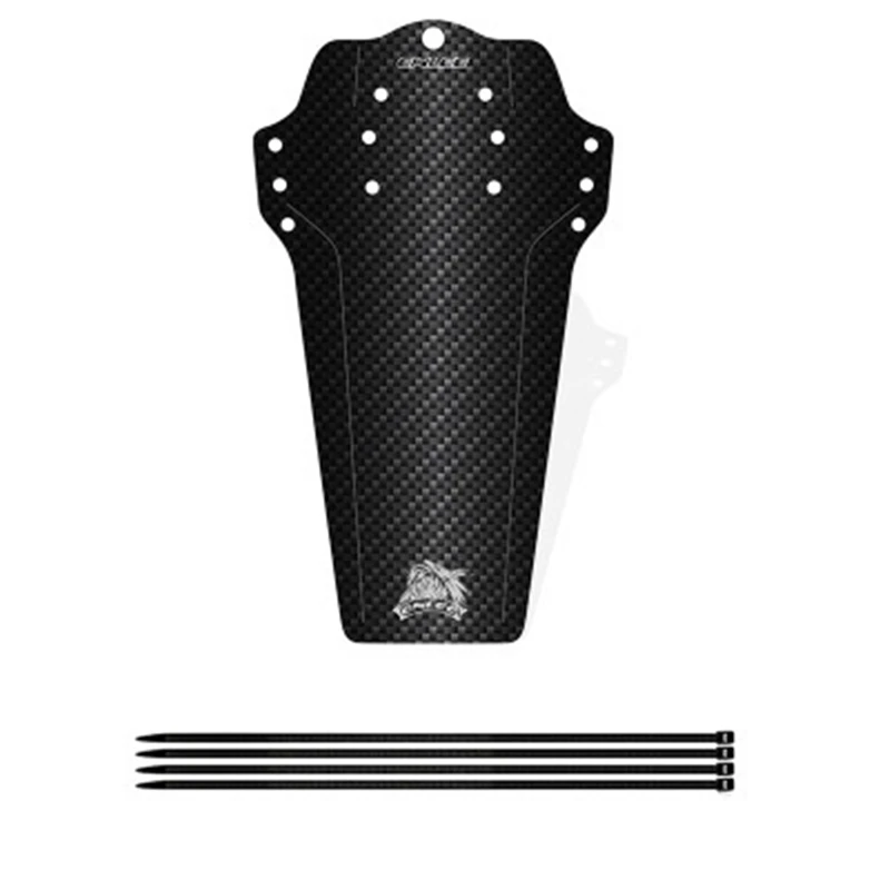 1 piece Bicycle Fenders Carbon Fiber Color Front/Rear Tire Wheel Universal Mudguard MTB Road Bike Wings Fenders Cycling