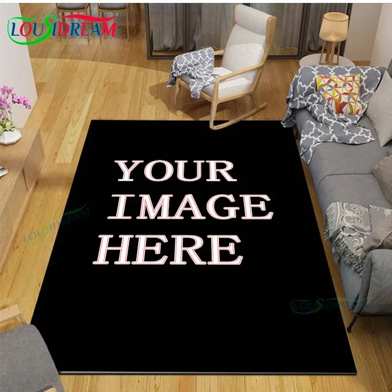 

DIY Pictures Custom Carpet fashion3D Printing Playroom and Bedroom Plush rug Non-slip Soft Mat Bed Area Rug Parlor Decor