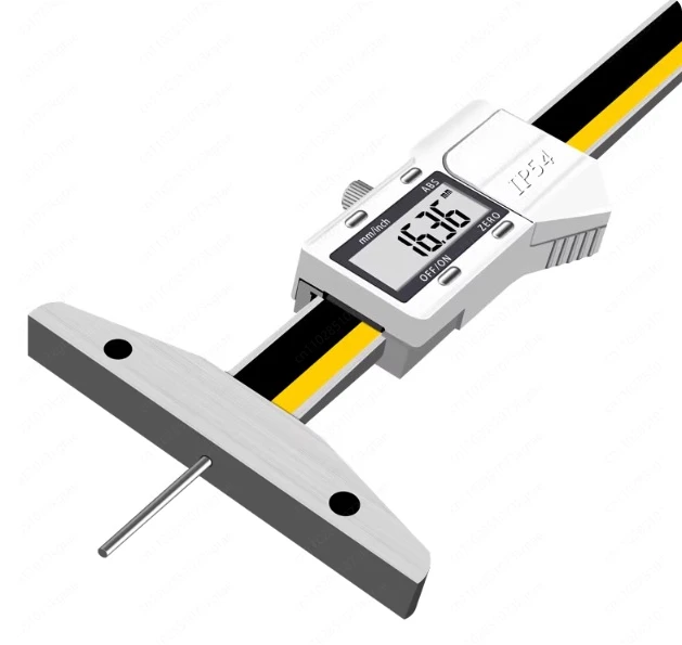 Thin rod with table digital display depth ruler 0-50 0-100 0-150mm0.01 small hole needle probe depth ruler