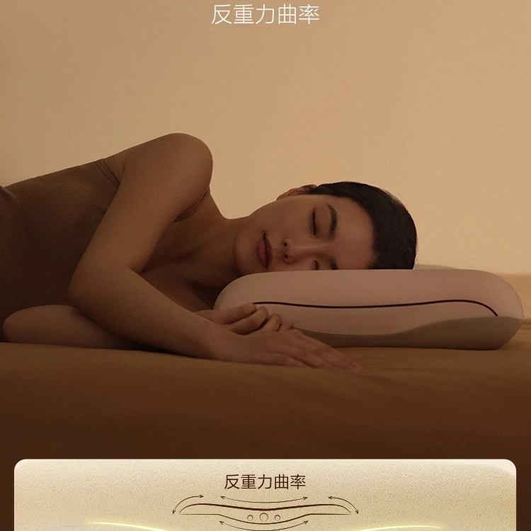 低反発メモリーフォーム枕、睡眠を助ける頸椎サポート枕、大人用枕芯
