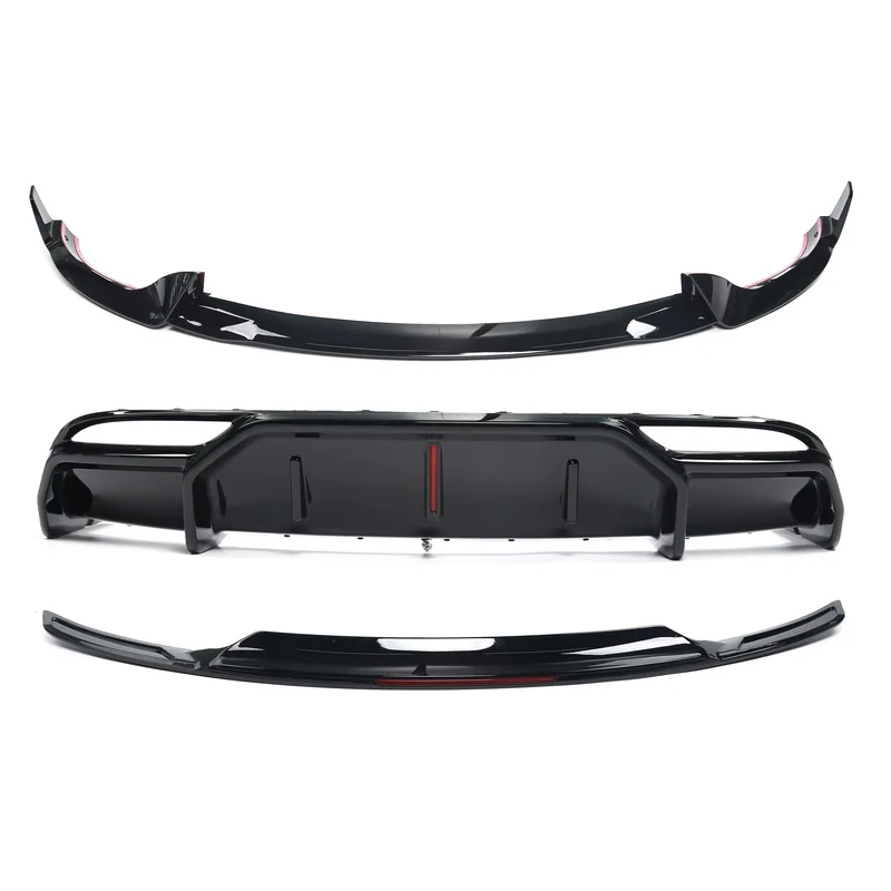 New Ion Molding Process Front Rear Lip Spoiler Fit Model 3 2024 Highland Auto Body Modification Kit Parts
