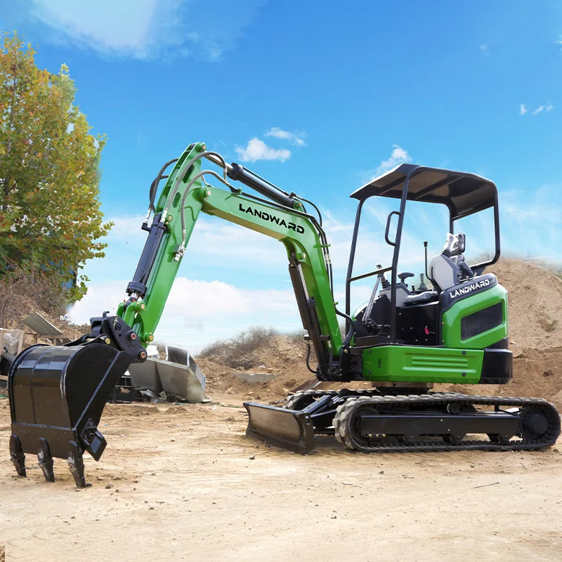 Miniescavatore multifunzionale personalizzato da 2 tonnellate con consegna veloce EURO 5 con motore cingolato piccolo escavatore per l'agricoltura