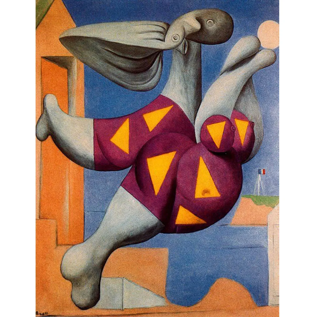 

Bather with beach ball (1932) by Pablo Picasso Abstract oil painting handmade Modern home decoration Painting wall art picture