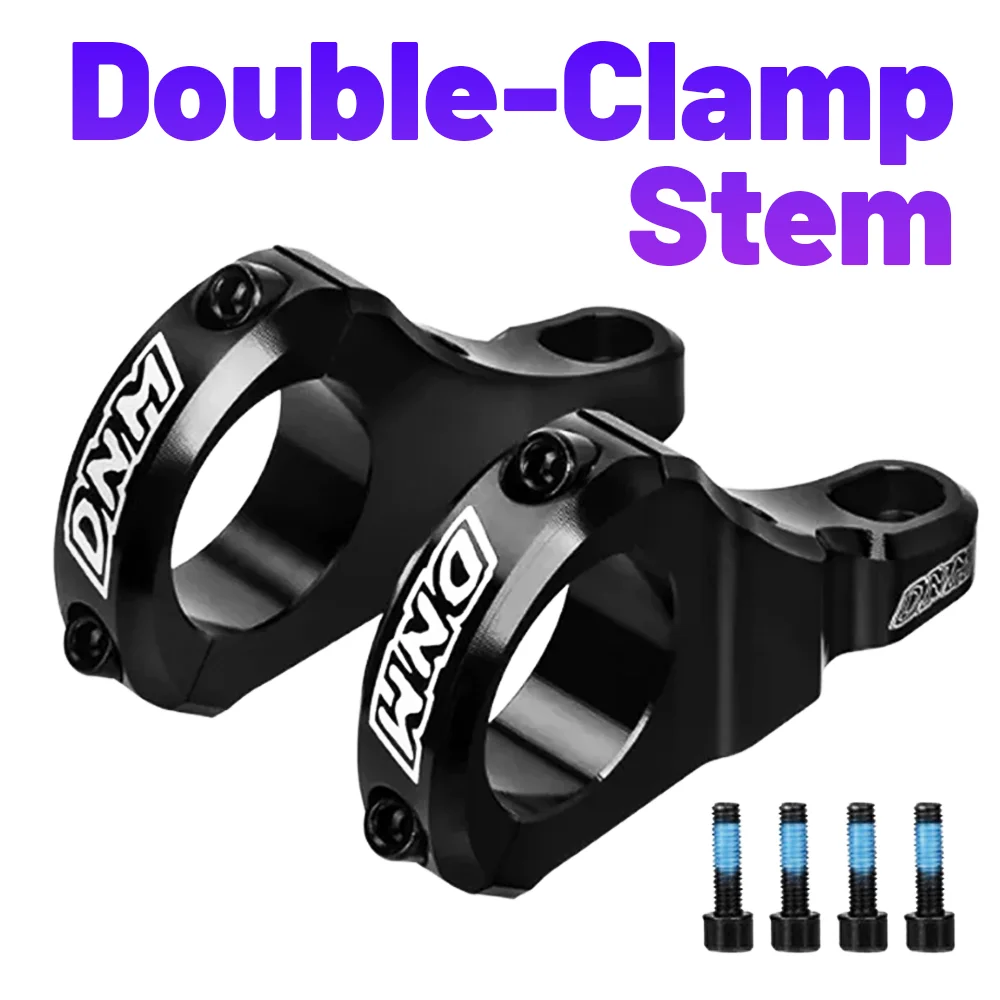 

31.8 93mm 53mm Double Shoulder Fork Stem Direct Mount Black Mtb Handlebar Stem Aluminum Alloy Road Full-Suspension Mountain Bike