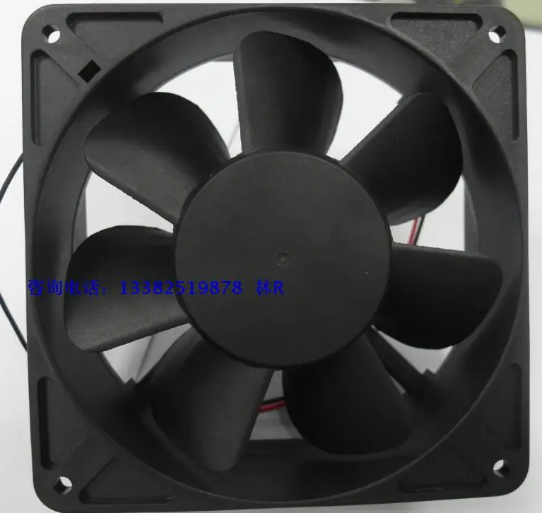 جديد KAKU SJ1238HD4 DC48V 12038 مروحة تبريد محورية مزدوجة الكرة