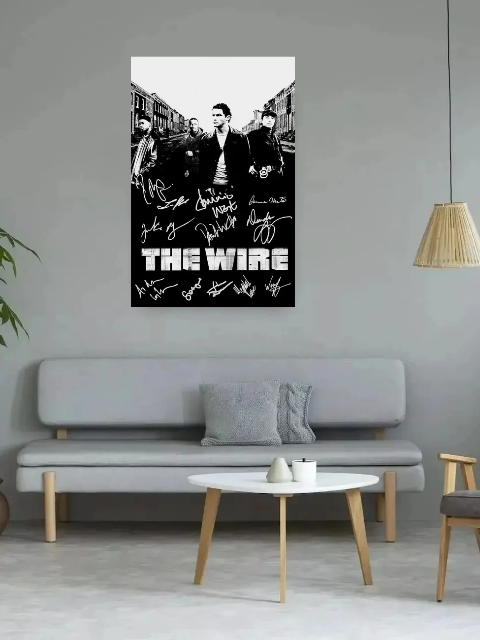 The Wire TV Series Autographed Signed, Print Art Canvas Poster, For Living Room Decoration, Home Wall Decor Picture